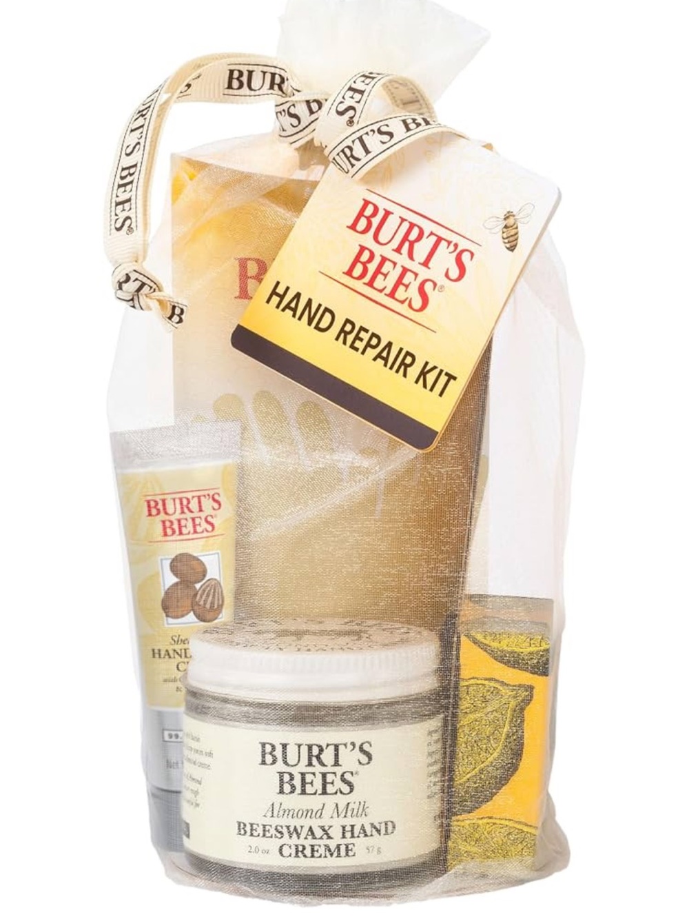Burt's Bees Gift Hand Repair Set - Yellow & Cream